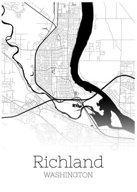 Richland Washington map