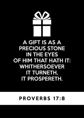 Proverbs 17 8