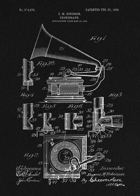 Phonograph Patent