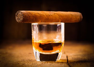 Cigar and Whiskey