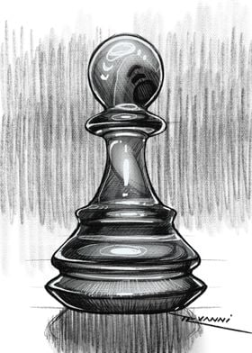 Chess Pawn Sketch II
