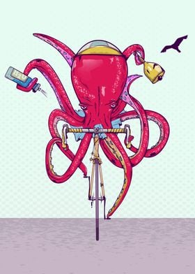 Octopus bike race