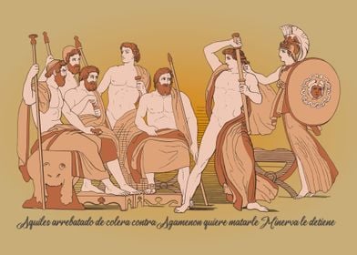 Ancient Greek scene