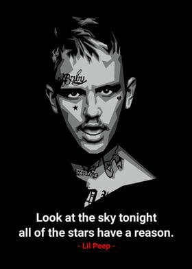 quotes lil peep pop art