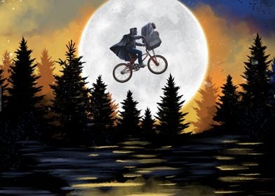 et the extra terrestrial flying bikes