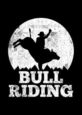 Bull Riding Cowboy