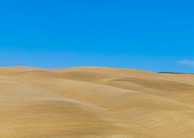 Minimal landscape tuscany