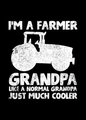 Tractor Farmer Grandpa