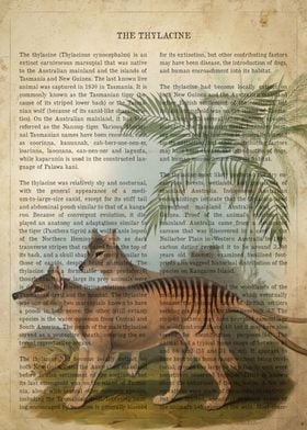 Vintage Tasmanian Tiger Pr