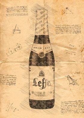 Leffe Beer da Vinci