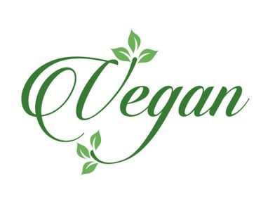 Vegan calligraphy