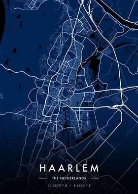 Haarlem City Map Blueprint