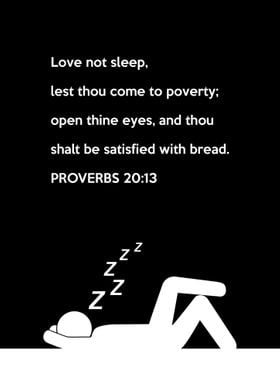 Proverbs 20 13