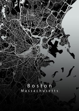 Boston City map