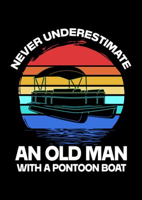 Pontoon Boat Grandpa