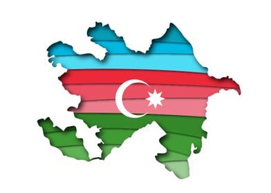 Map of Azerbaijan 