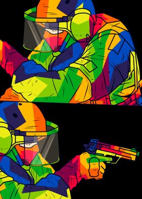 soldier army popart