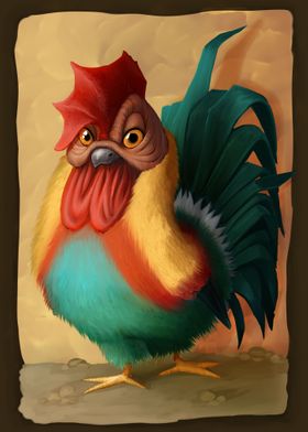 Ariosto the rooster