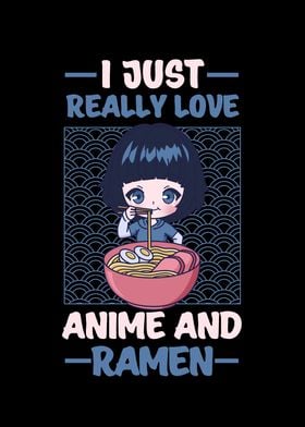 Chibi Anime Girl Ramen