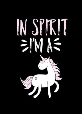 Unicorn Spirit Animal' Poster by schmugo | Displate