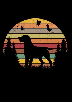 Deutsch Drahthaar Retro