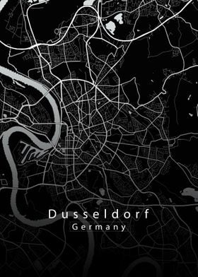 Dusseldorf City Map