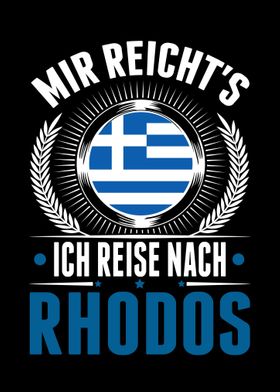 Mir reichts Ich reise