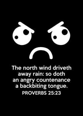 Proverbs 25 23