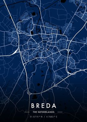 Breda City Map Blueprint