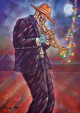 Jazz street trumpet