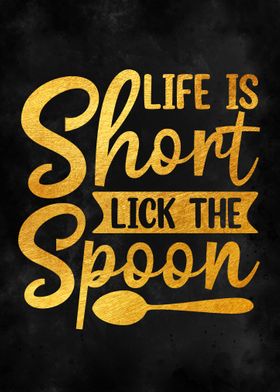 Short lick the spoon