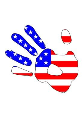 Stars And Stripes Hand