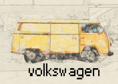 Skecth art VW classic