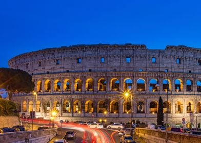 Colosseum at night