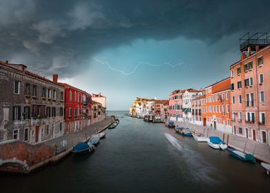 Thunderstorm in Venice