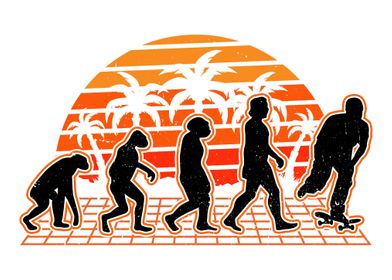 Skateboard Evolution Sunse