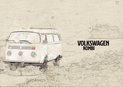 VW combi art