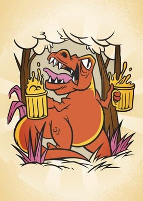 Beer Dinosaur