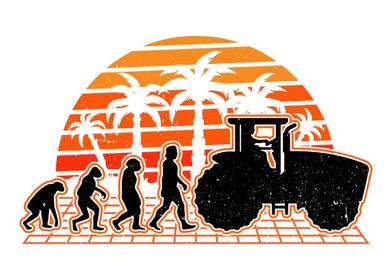 Tractor Evolution Sunset D