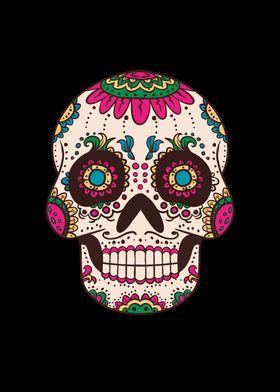 Funny Sugar Skull