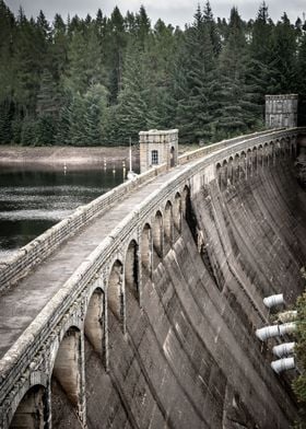 Laggan Dam in Scotland