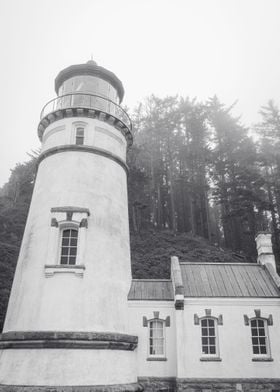 Lighthouse in the Fog PNW