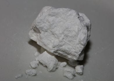 White cocaine rocks macro