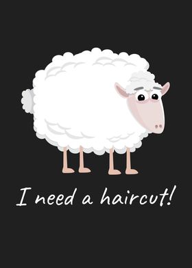 I Need a Haircut Sheep