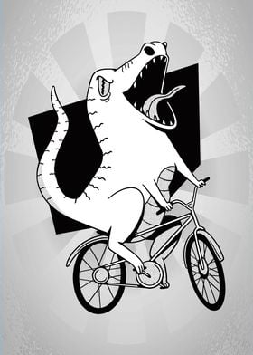 Cycling Dinosaur