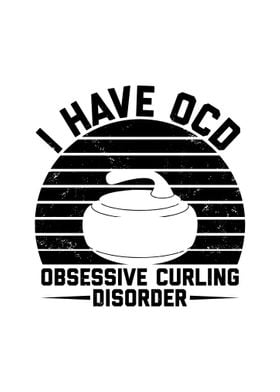 Funny Curling Quotes Gifts' Poster by TW Design | Displate