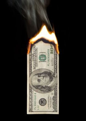 Inflation, burning dollars