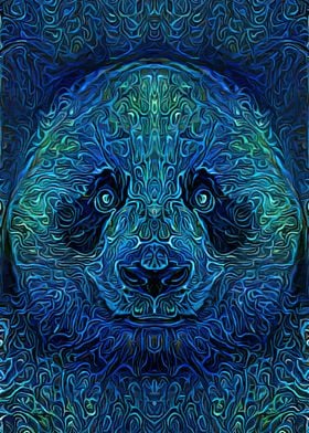 Panda Hypnotic Art