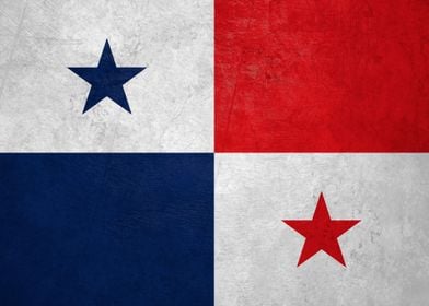 Flag of Panama on Wall