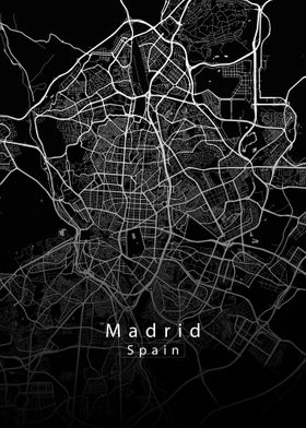 Madrid City Map